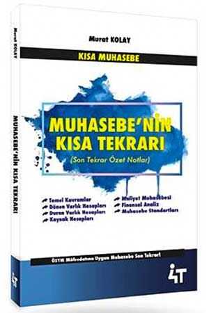 4T KPSS A Grubu Muhasebenin Kısa Tekrarı 4T Yayınları