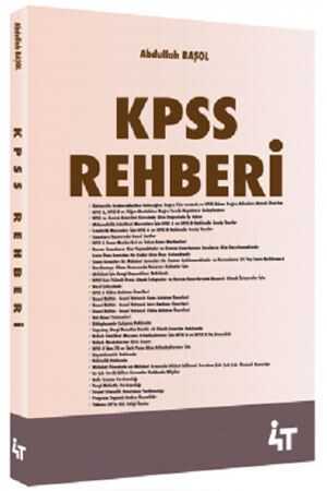 4T KPSS Rehberi - Abdullah Başol 4T Yayınları