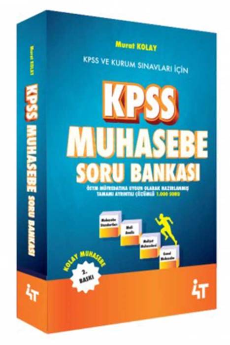 KPSS A Grubu Muhasebe Soru Bankası 2. Baskı 4T Yayınları