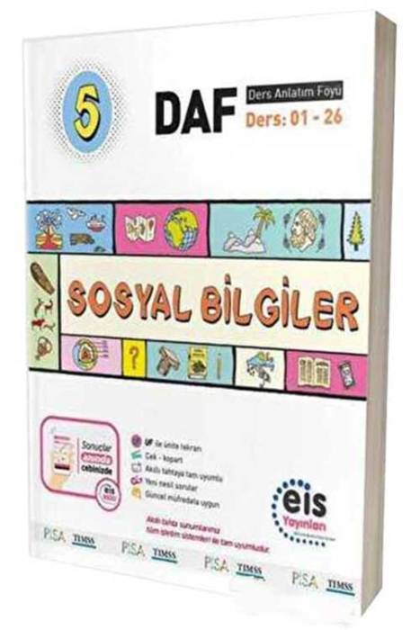 5. Sınıf DAF Sosyal Bilgiler Ders Anlatım Föyü EİS Yayınları