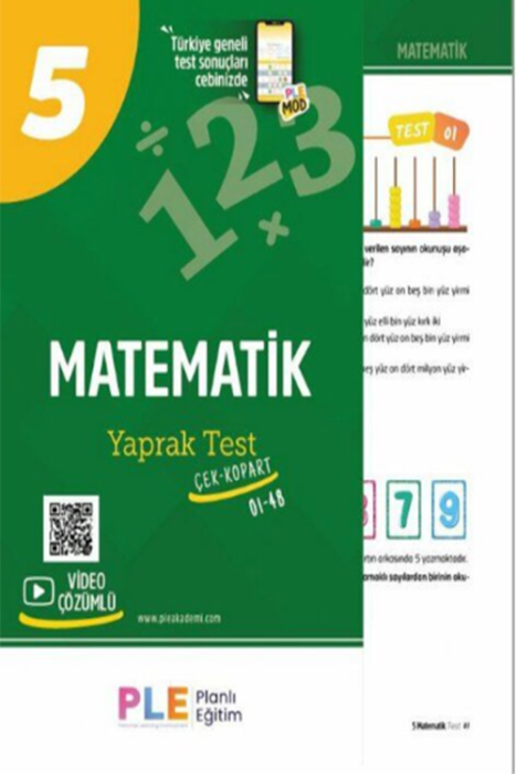 5. Sınıf Matematik 32 Yaprak Test Birey Yayınları