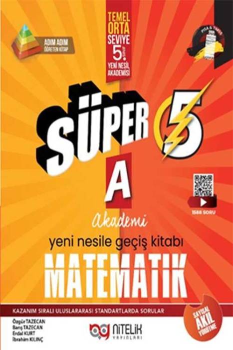 5. Sınıf Matematik Süper B Yeni Nesile Geçiş Kitabı Nitelik Yayınları
