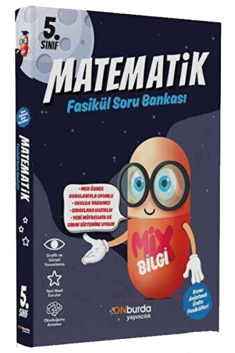 5. Sınıf Mix Bilgi Matematik KÖ Fasikül Soru Bankası Onburda Yayınları