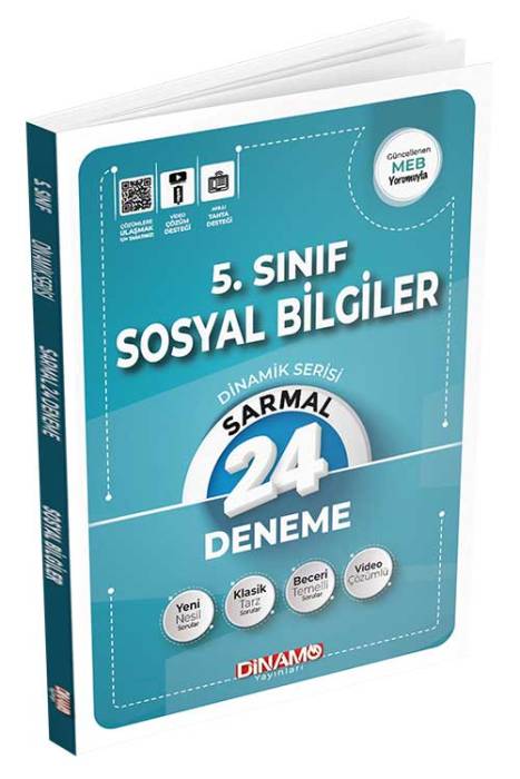 5. Sınıf Sosyal Bilgiler 24'Lü Sarmal Deneme Dinamo Yayınları