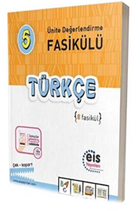 5. Sınıf Ünite Değerlendirme Fasikülü 1-8 Türkçe EİS Yayınları