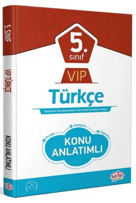 5. Sınıf VIP Türkçe Konu Anlatımlı Editör Yayınları