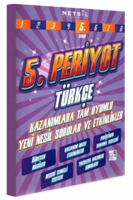 5.Sınıf Periyot Türkçe Etkinlikli Soru Bankası Netbil Yayıncılık