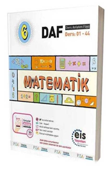 6. Sınıf DAF Matematik Ders Anlatım Föyü EİS Yayınları