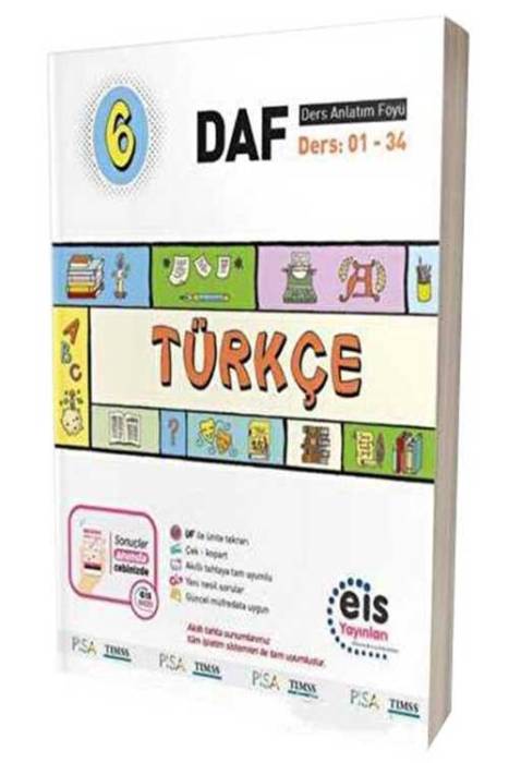 6. Sınıf DAF Türkçe Ders Anlatım Föyü EİS Yayınları