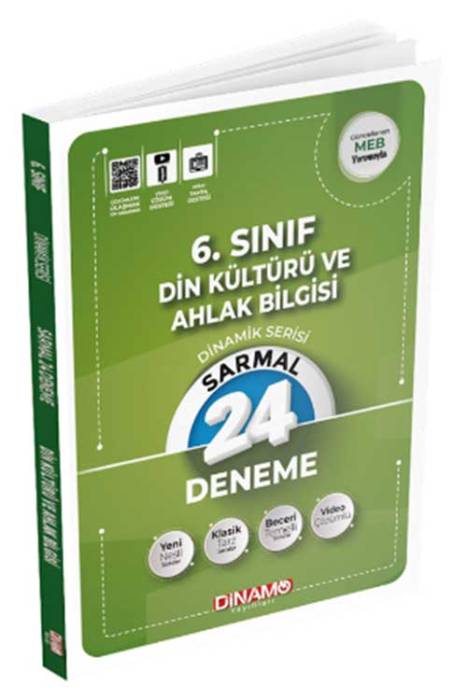 6. Sınıf Din Kültürü ve Ahlak Bilgisi Sarmal 24 lü Deneme Dinamik Serisi Dinamo Yayınları