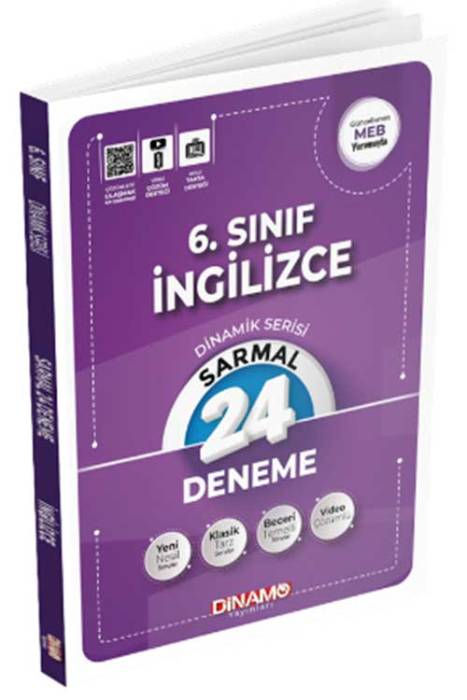6. Sınıf İngilizce Sarmal 24 lü Deneme Dinamik Serisi Dinamo Yayınları