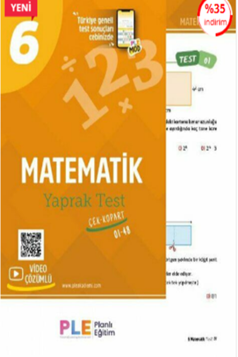 6. Sınıf Matematik 32 Yaprak Test Birey Yayınları