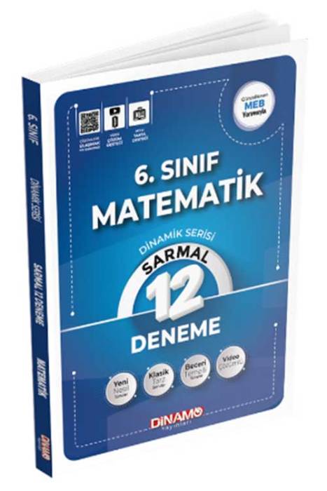 6. Sınıf Matematik Sarmal 12 li Deneme Dinamik Serisi Dinamo Yayınları