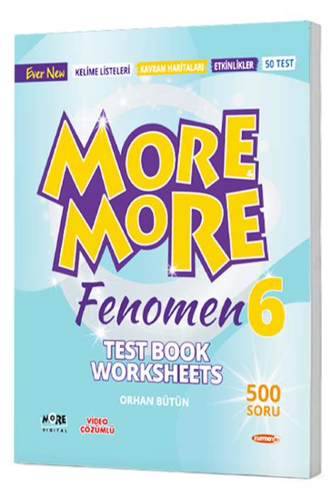 6. Sınıf More&More Fenomen Test Book Worksheets Kurmay ELT Yayınları