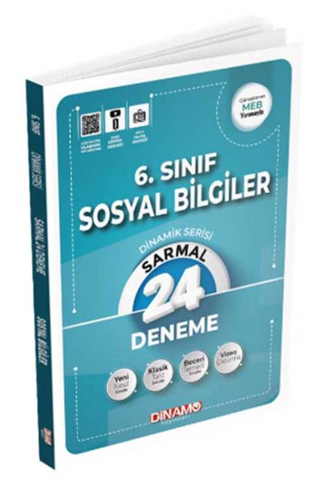 6. Sınıf Sosyal Bilgiler Sarmal 24 lü Deneme Dinamik Serisi Dinamo Yayınları