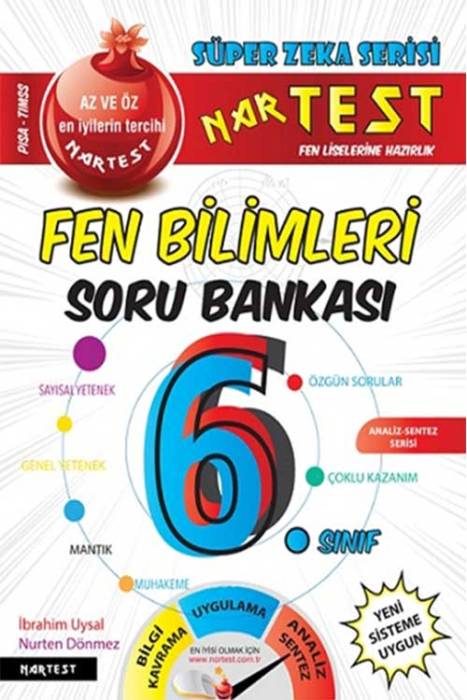 6. Sınıf Süper Zeka Fen Bilimleri Soru Bankası Nartest Yayınları