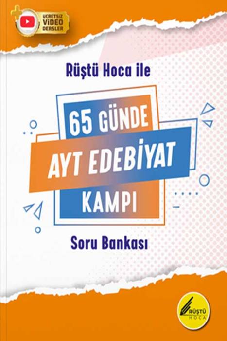 2024 65 Günde AYT Edebiyat Kamp Kitabı Rüştü Hoca Yayınları