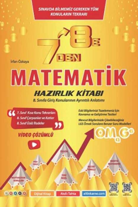 7 Den 8 E LGS Matematik Hazırlık Kitabı Omage Yayınları