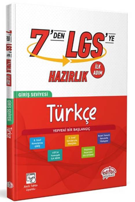 7 den LGS ye Hazırlık Türkçe Editör Yayınevi