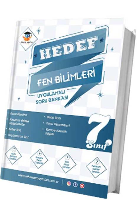 7. Sınıf Fen Bilimleri Hedef Uygulamalı Soru Bankası Zeka Küpü Yayınları