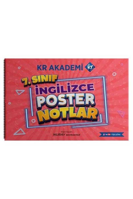 7. Sınıf İngilizce Poster Notlar KR Akademi Yayınları