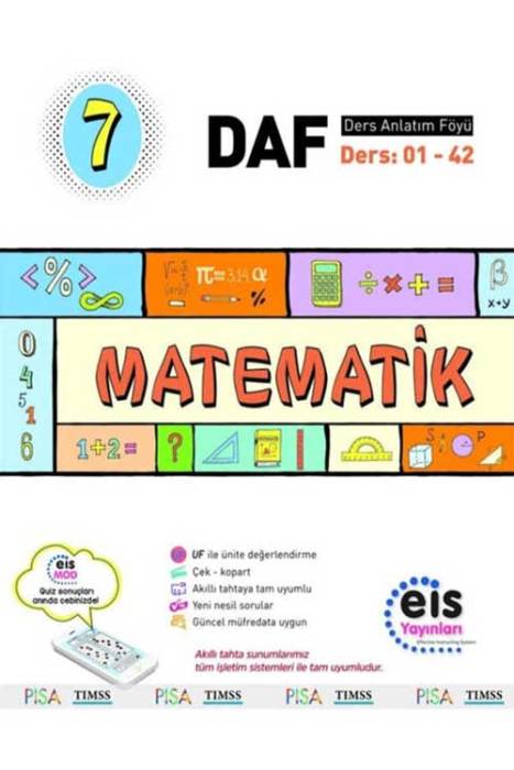 7. Sınıf Matematik DAF Ders Anlatım Föyü EİS Yayınları