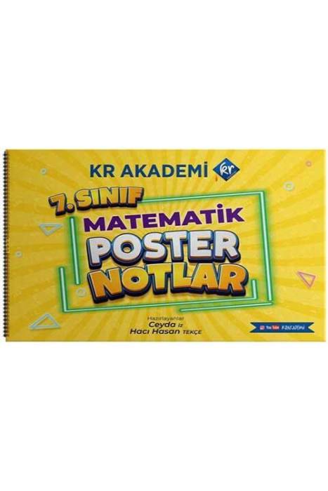 7. Sınıf Matematik Poster Notlar KR Akademi Yayınları