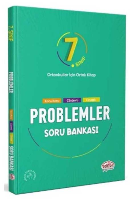 7. Sınıf Matematik Problemler Soru Bankası Editör Yayınları