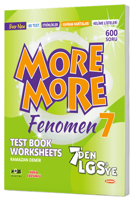 7. Sınıf More&More Fenomen Test Book Worksheets Kurmay ELT Yayınları
