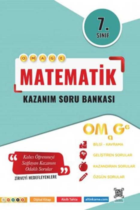 7. Sınıf Omage Kazanım Matematik Soru Bankası Omage Yayınları