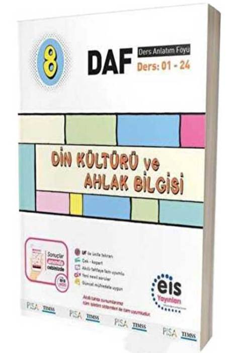 8. Sınıf DAF Din Kültürü ve Ahlak Bilgisi Ders Anlatım Föyü EİS Yayınları