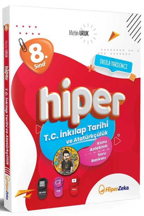 8. Sınıf Hiper T.C. İnkılap Tarihi ve Atatürkçülük Konu Anlatımlı & Soru Bankası Hiper Zeka Yayınları