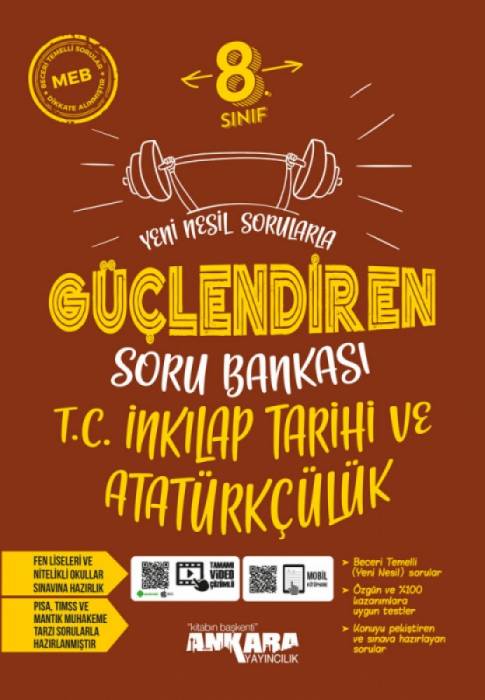 8. Sınıf İnkılap Tarihi ve Atatürkçülük Güçlendiren Soru Bankası Ankara Yayıncılık