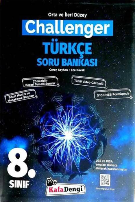 8. Sınıf LGS Challenger Türkçe Soru Bankası Kafa Dengi Yayınları