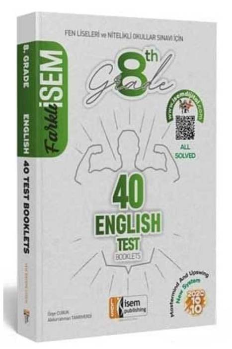 8. Sınıf LGS İngilizce Farklı İsem 40 Deneme İsem Yayıncılık