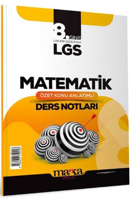2024 8. Sınıf LGS Matematik Özet Konu Anlatımlı Ders Notları Marka Yayınları