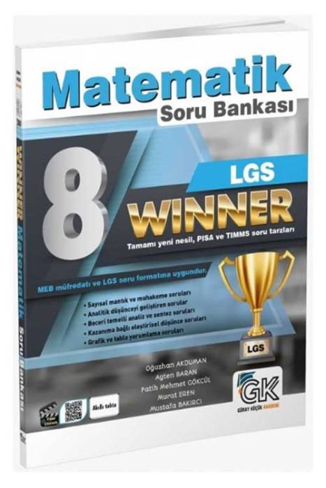 8. Sınıf LGS Matematik Winner Soru Bankası Gür Yayınları