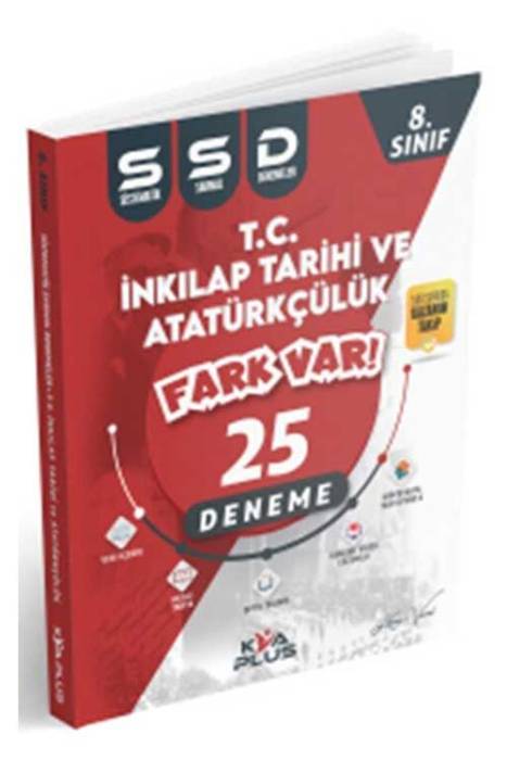 8. Sınıf LGS T.C. İnkılap Tarihi ve Atatürkçülük Fark Var 25 Deneme KVA Yayınları