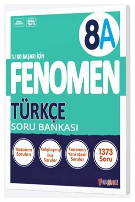8. Sınıf LGS Türkçe A Fenomen Soru Bankası Fenomen Yayınları