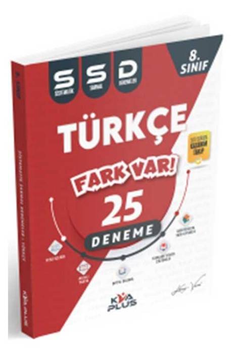 8. Sınıf LGS Türkçe Fark Var 25 Deneme KVA Yayınları