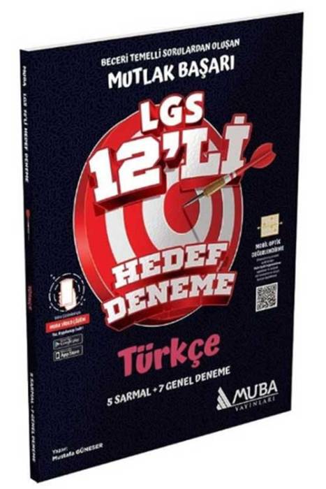8. Sınıf LGS Türkçe Mutlak Başarı Hedef 12 Deneme Muba Yayınları