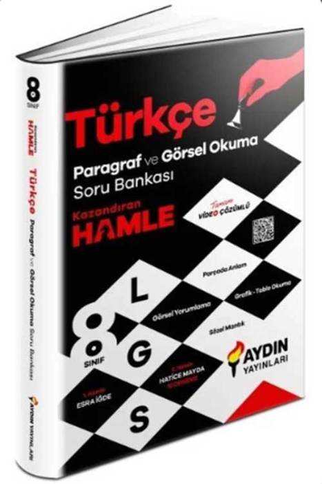 8. Sınıf LGS Türkçe Paragraf ve Görsel Okuma Soru Bankası Video Çözümlü Aydın Yayınları