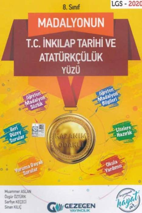 8. Sınıf Madalyonun T.C. İnkılap Tarihi ve Atatürkçülük Yüzü Gezegen Yayınları