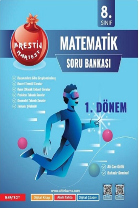8. Sınıf Matematik 1. Dönem Prestij Soru Bankası Nartest Yayınları