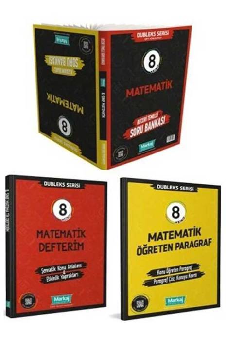 8. Sınıf Matematik Dubleks Serisi Seti Markaj Yayınları