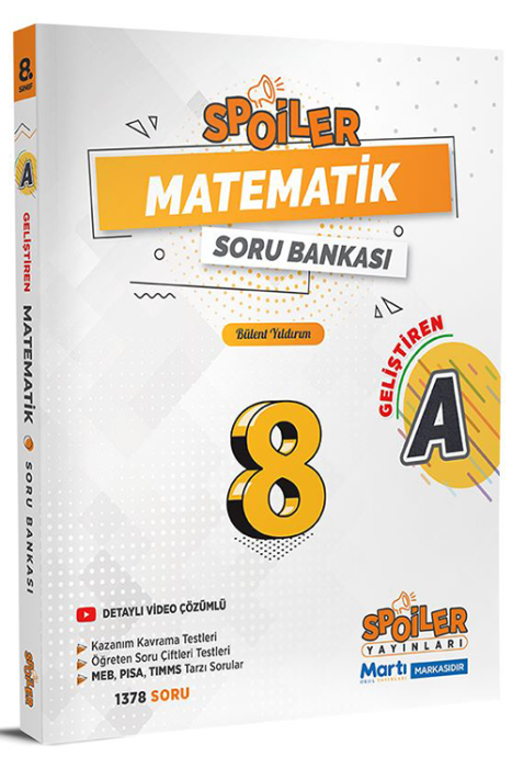 8. Sınıf Matematik Spoiler A Kitap Soru Bankası Spoiler Yayınları