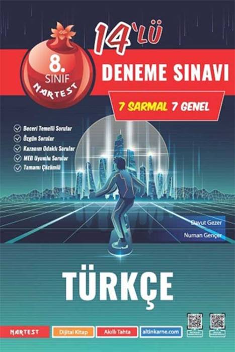 8. Sınıf Mod Türkçe 14 Deneme Sınavı Nartest Yayınları