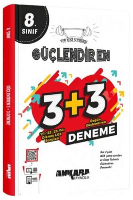 8. Sınıf Özgün Güçlendiren 3 + 3 Deneme Ankara Yayıncılık