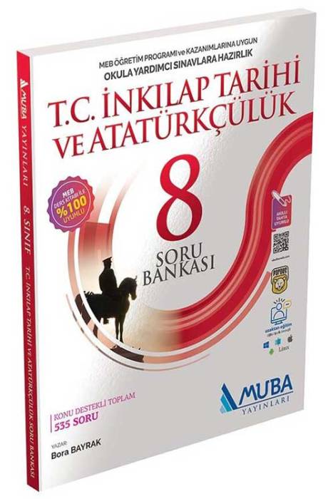 8. Sınıf T.C İnkılap Tarihi ve Atatürkçülük Soru Bankası Muba Yayınları