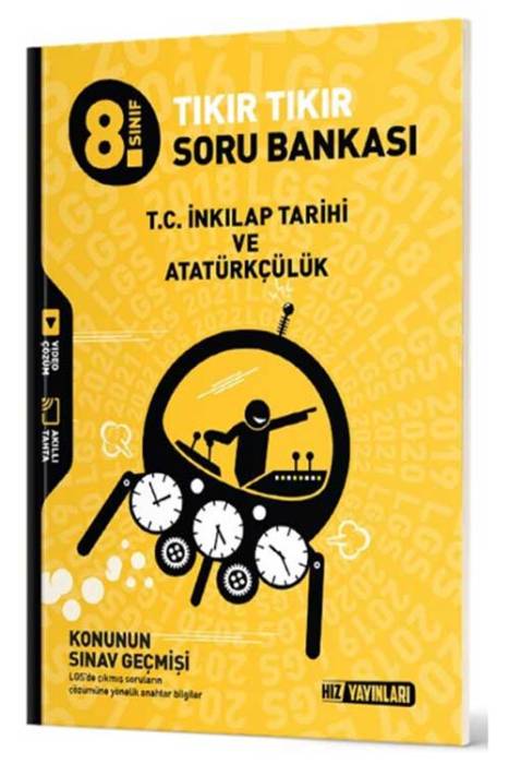 8. Sınıf TC İnkılap Tarihi ve Atatürkçülük Tıkır Tıkır Soru Bankası Hız Yayınları